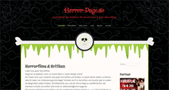 Desktop Screenshot of horror-page.de