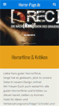 Mobile Screenshot of horror-page.de