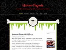 Tablet Screenshot of horror-page.de